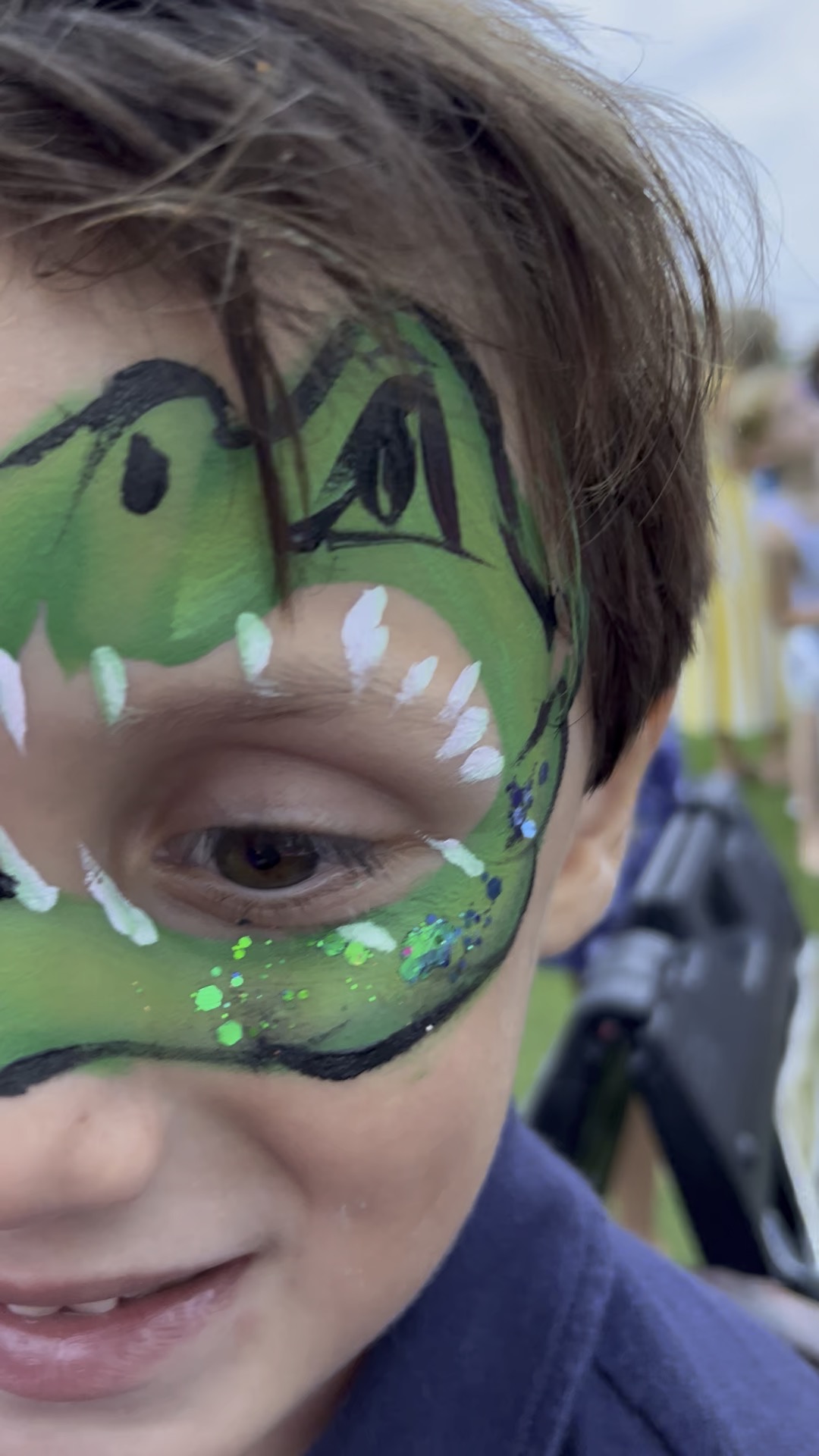 Face painting colorful design